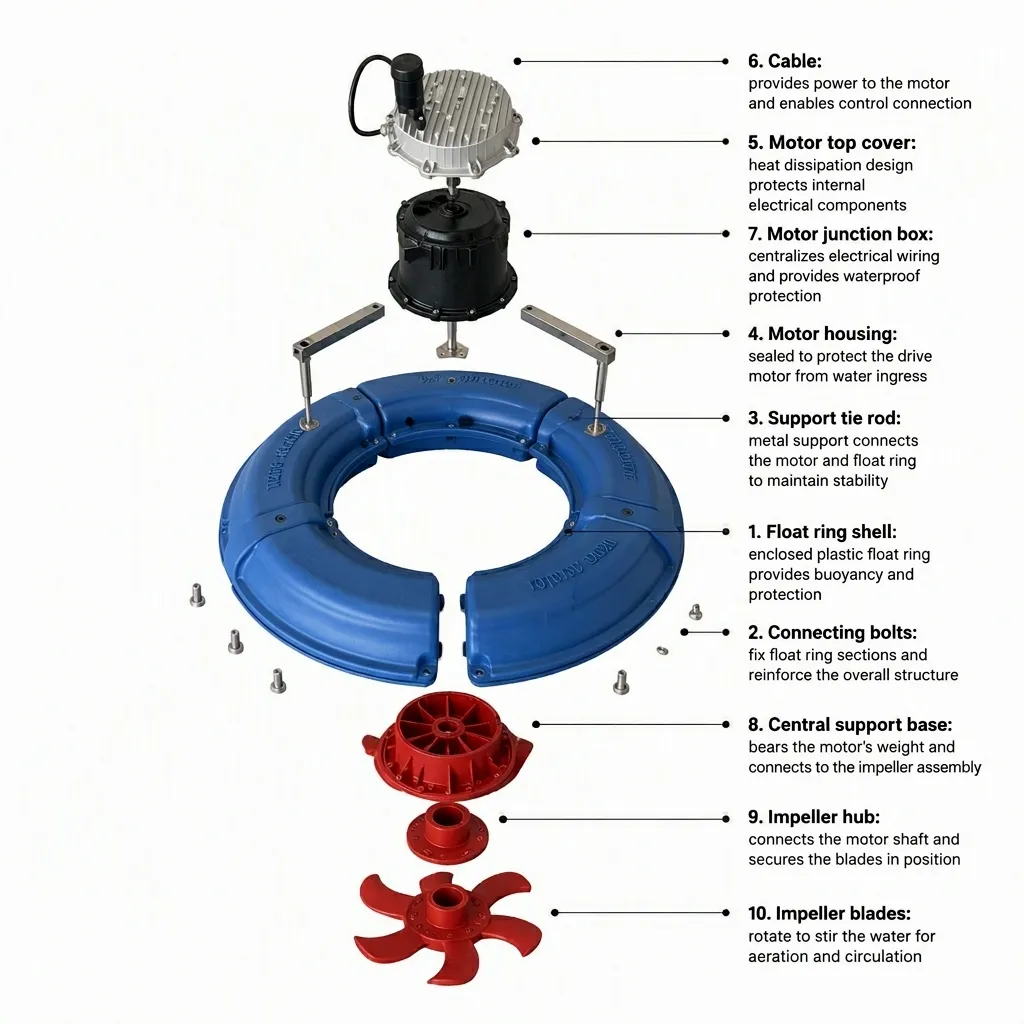 High-Efficiency Permanent-Magnet VFD Aerator — main image